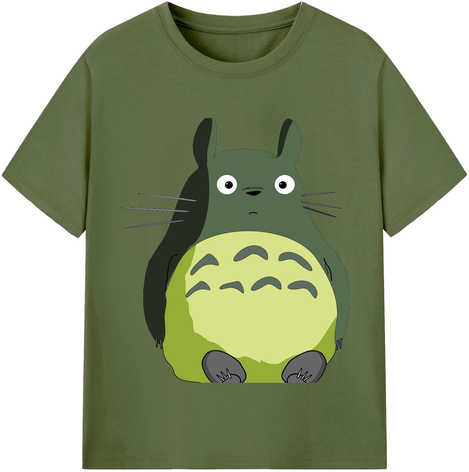 （画像用） となりのトトロ 草壁メイ 草壁サツキ My Neighbor Totoro Satsuki Kusakabe Mei Kusakabe 綿100％半袖Tシャツ（フロントプリント）